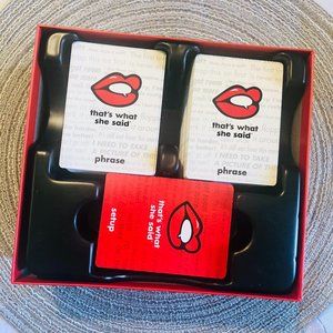 That's What She Said - The Party Game of Twisted Innuendos Board Game - NWOT